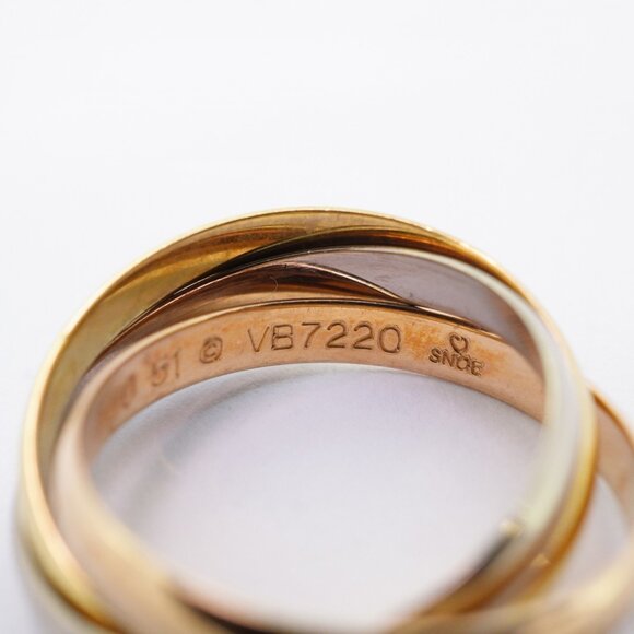 CARTIER Authentic 18k Gold Trinity Ring #51 - Picture 6 of 9